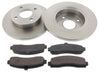 Front Brake Discs Pads Kit For NISSAN MICRA II
