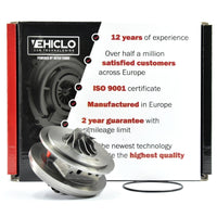 Turbocharger Cartridge CHRA 49477-01000 DW12C Citroen Peugeot 2.2 HDi 204 BHP