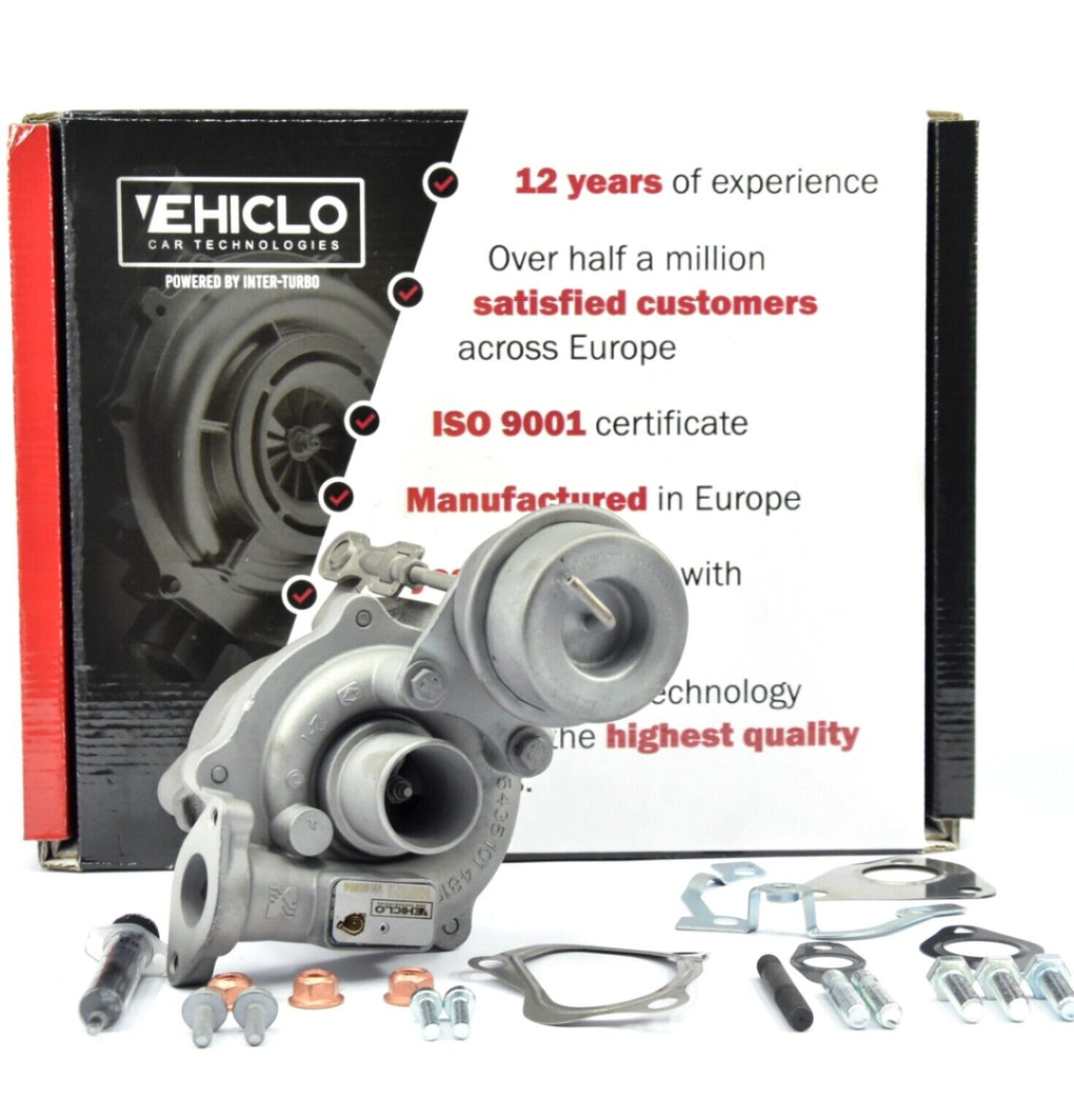 Turbocharger 54359700018 Fiat 500 Panda Qubot 1248 ccm 55 kW 75 BHP + GASKETS