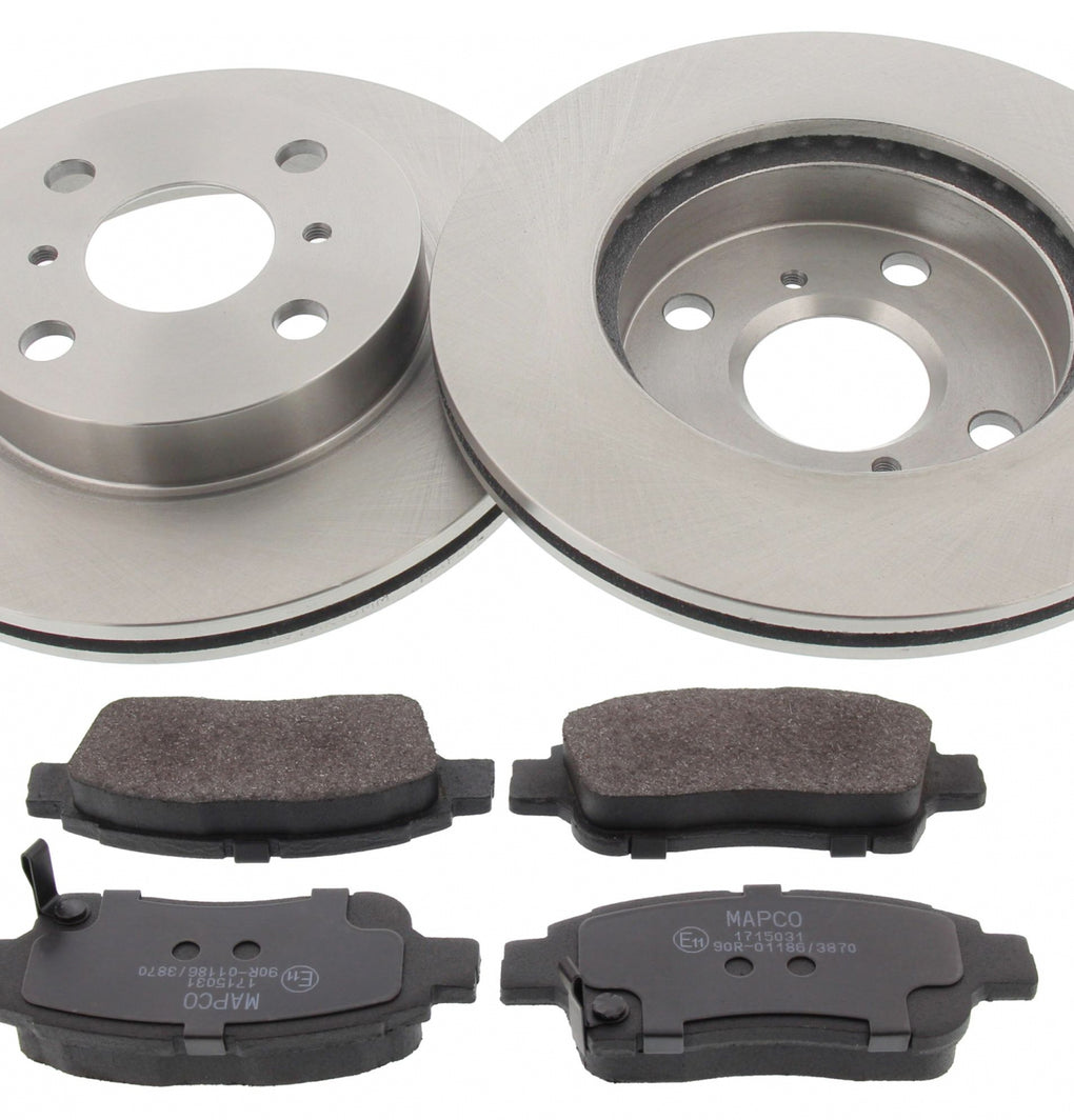 Front Brake Discs Pads Kit For TOYOTA YARIS 1.0, 1.3, 46113