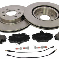 Front Brake Discs Pads Kit For DACIA LOGAN, RENAULT 19 CLIO, MEGANE, TWINGO