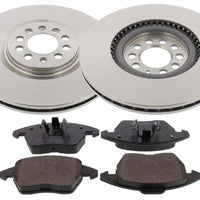 Set Brake Discs Pads Kit For AUDI A1 Seat Ibiza IV VW POLO V