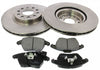 Front Brake Discs Pads Kit For AUDI A1, A3, TT, SEAT LEON, ALTEA, SKODA OCTAVIA, SUPERB, YETI, VW BEETLE, CADDY, CC, EOS, GOLF, PASSAT, TOURAN