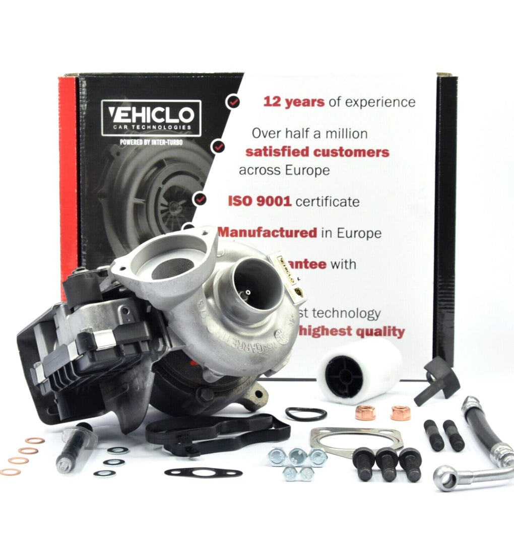 Turbocharger 731877 BMW 320 d M47TuD20 1995 ccm 110 kW 150 BHP + GASKETS