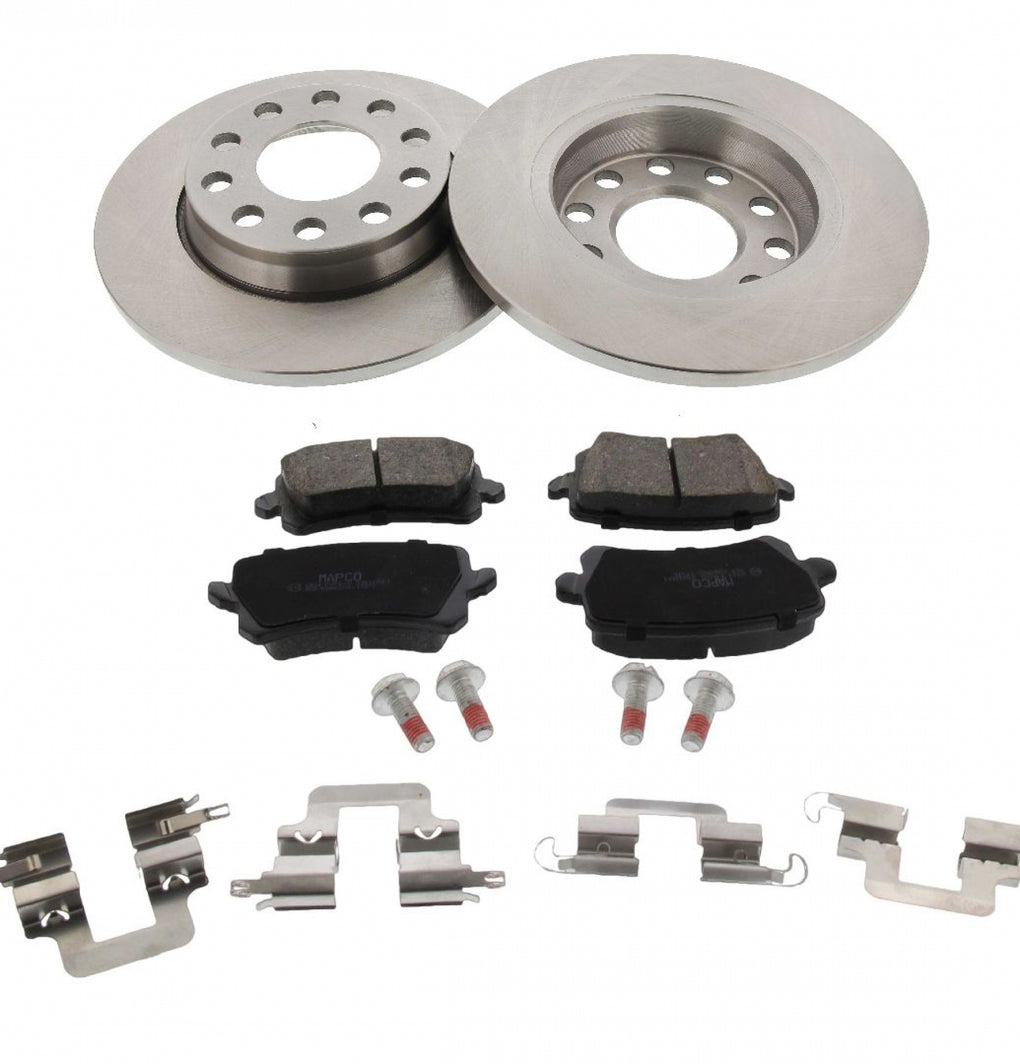 Rear Brake Discs Pads Kit For AUDI A4 (B6 B7)