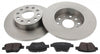 Rear Brake Discs Pads Kit For AUDI A1, A3, SEAT ALTEA, LEON, SKODA OCTAVIA, SUPERB, YETI, VW BEETLE, CADDY, EOS, GOLF, JETTA, SCIROCCO, TOURAN