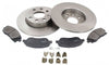 Front Brake Discs Pads Kit For VAUXHALL CORSA, CORSAVAN, OPEL CORSA