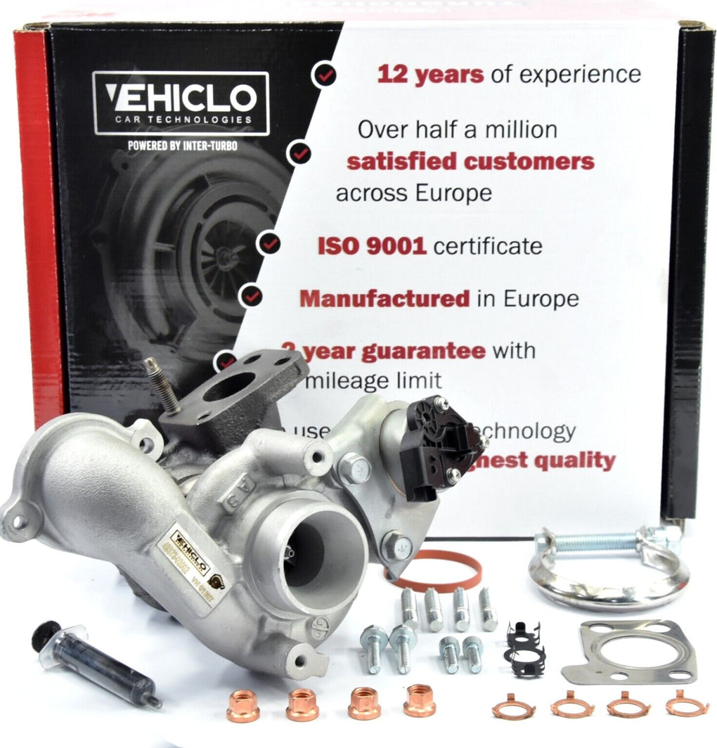 Turbocharger 49373-02002 Citroën Ford Peugeot 1560 ccm 68 kW 92 BHP + GASKETS