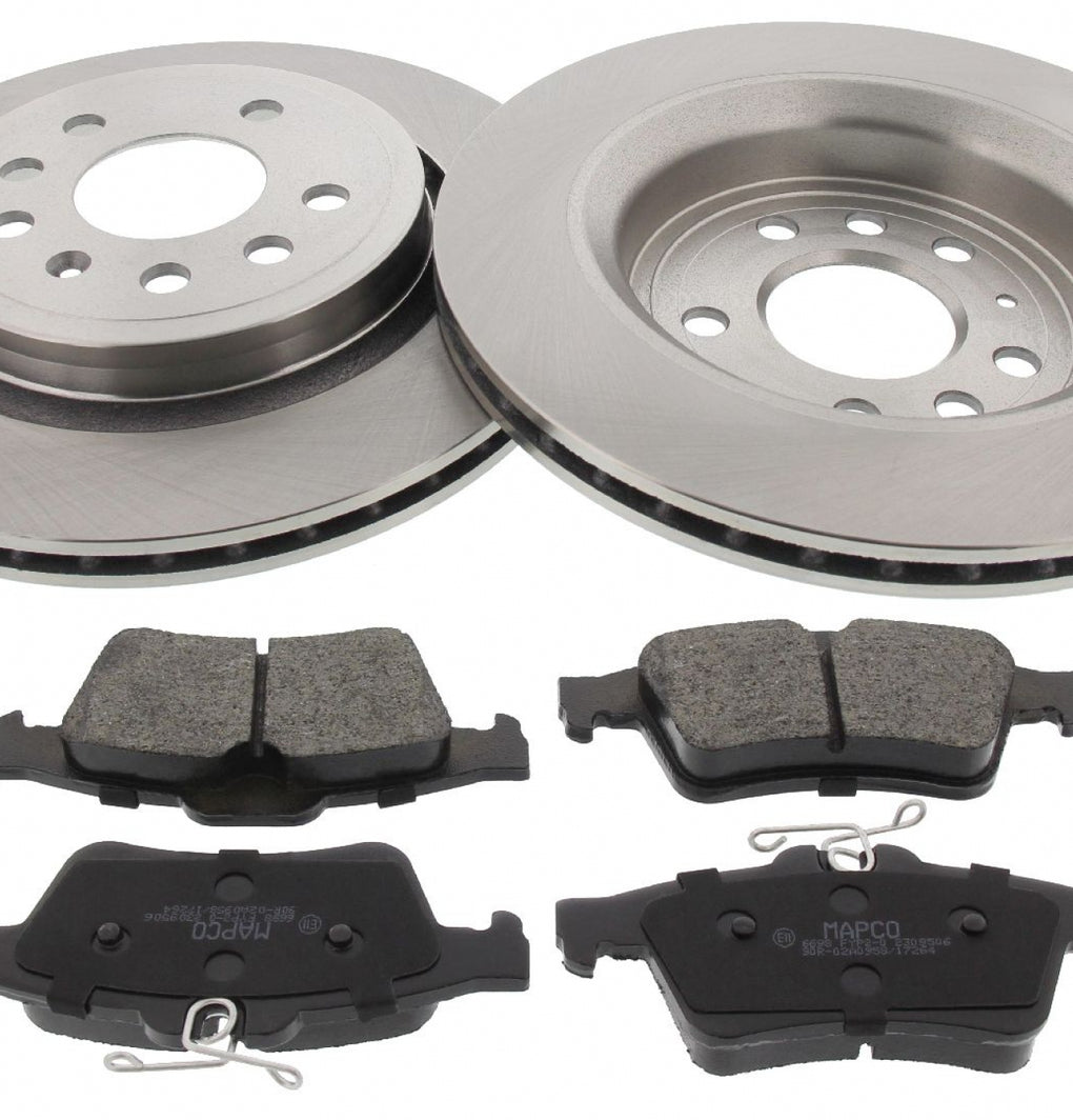 Rear Brake Discs Pads Kit For VAUXHALL SIGNUM, VECTRA C, SAAB 46090