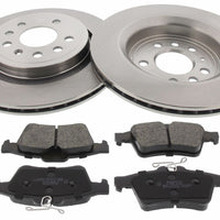 Rear Brake Discs Pads Kit For VAUXHALL SIGNUM, VECTRA C, SAAB 46090