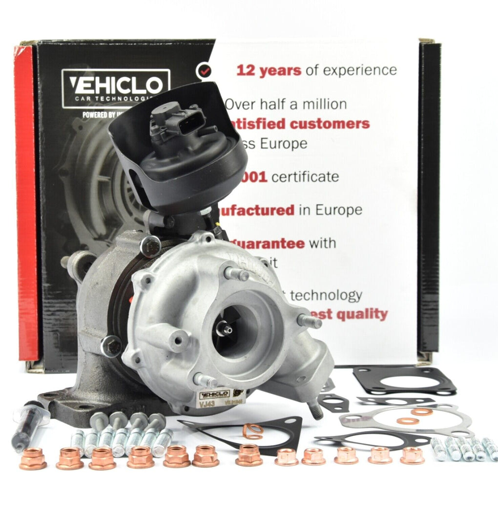Turbocharger VJ43 Mazda 3 6 2.2 MZR-CD 2184 ccm 120 kW 163 BHP + GASKETS