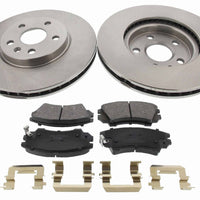 Front Brake Discs Pads Kit For VAUXHALL INSIGNIA, CHEVROLET MALIBU, SAAB 46151