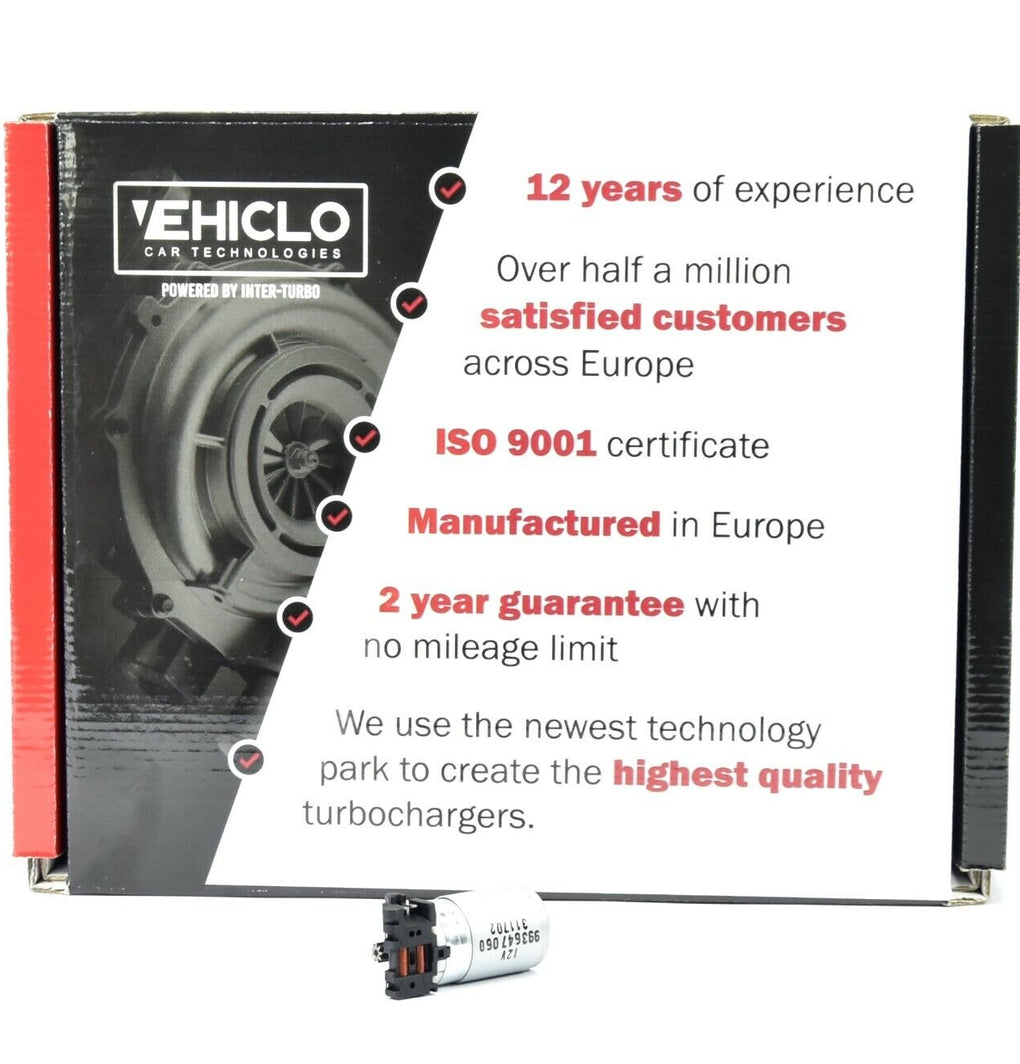 Turbocharger Actuator Motor 9825 12V Diameter of gear wheel 6.62mm,9-teeths