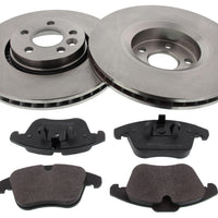Front Brake Discs Pads Kit For FORD GALAXY II, S-MAX, VOLVO S60, S80, V60, V70, XC70