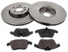 Front Brake Discs Pads Kit For FORD GALAXY II, S-MAX, VOLVO S60, S80, V60, V70, XC70