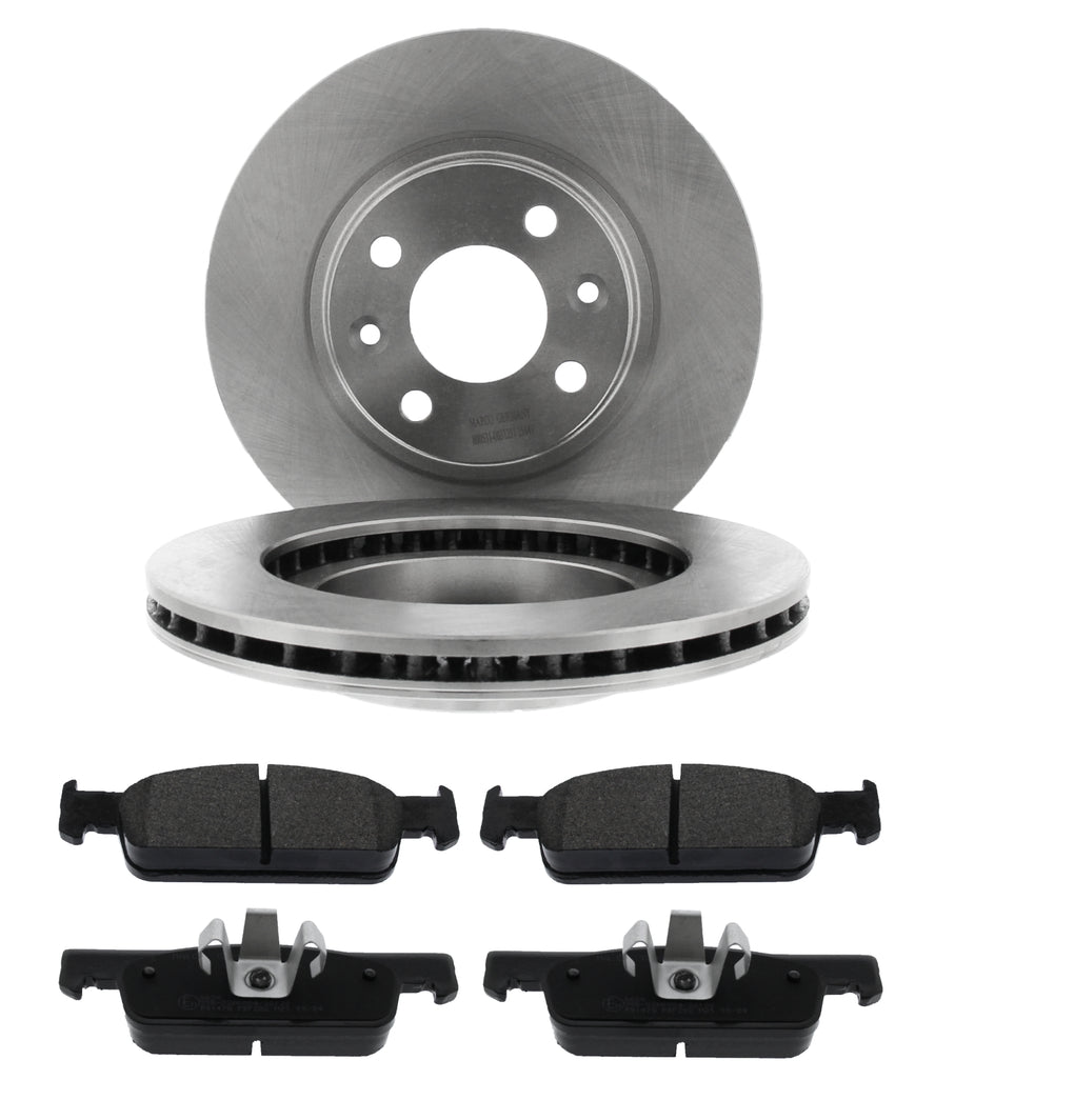 Front Brake Discs Pads Kit For DACIA LOGAN, SANDERO, RENAULT CLIO, LOGAN, TWINGO, SMART FORFOUR, FORTWO