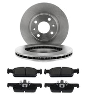 Front Brake Discs Pads Kit For DACIA LOGAN, SANDERO, RENAULT CLIO, LOGAN, TWINGO, SMART FORFOUR, FORTWO