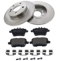 Rear Brake Discs Pads Kit For MERCEDES-BENZ  A-CLASS B-CLASS