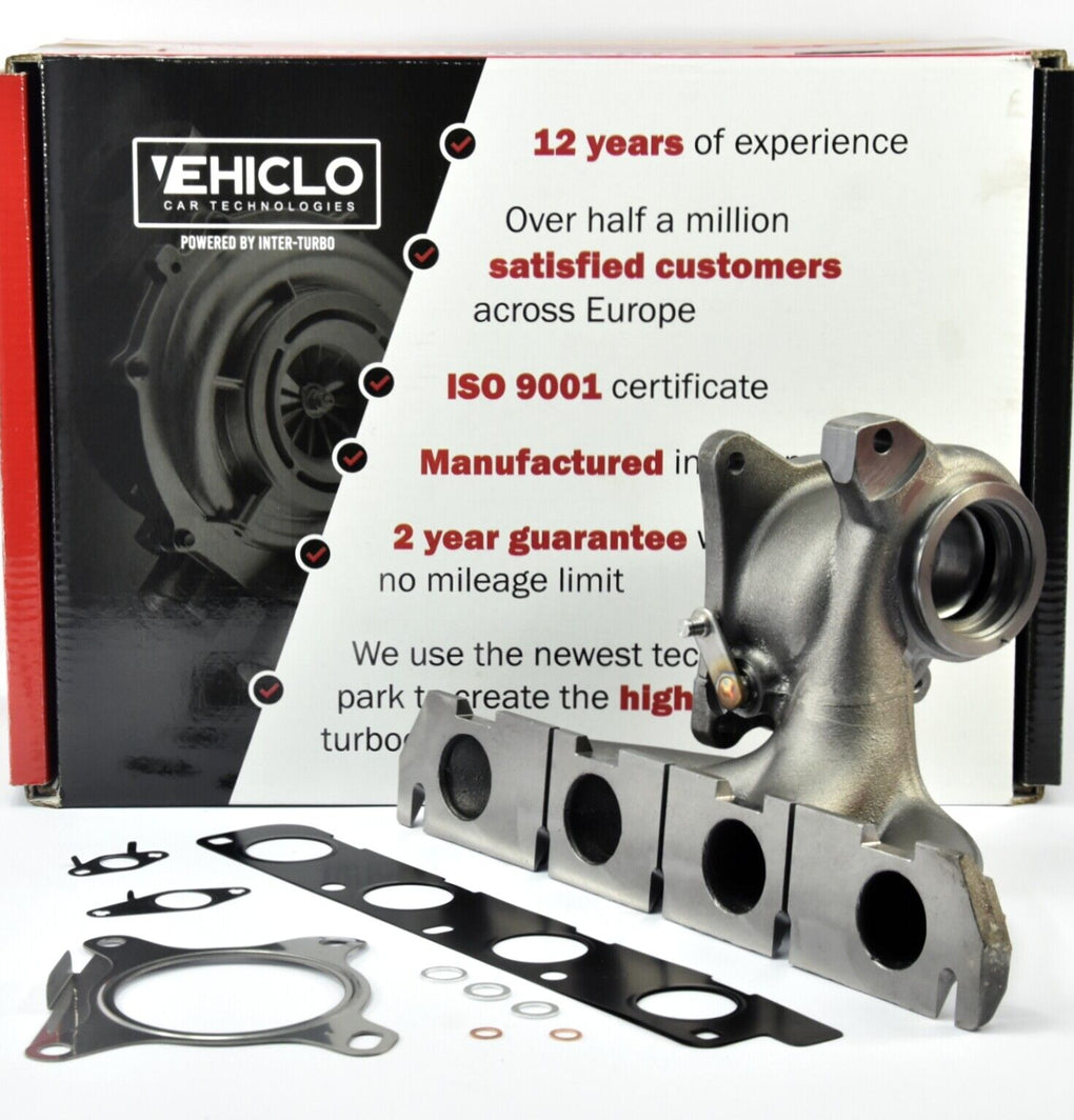 Turbocharger new housing manifold 53039700105 Audi Skoda Volkswagen + GASKETS