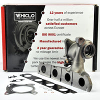 Turbocharger new housing manifold 53039700105 Audi Skoda Volkswagen + GASKETS