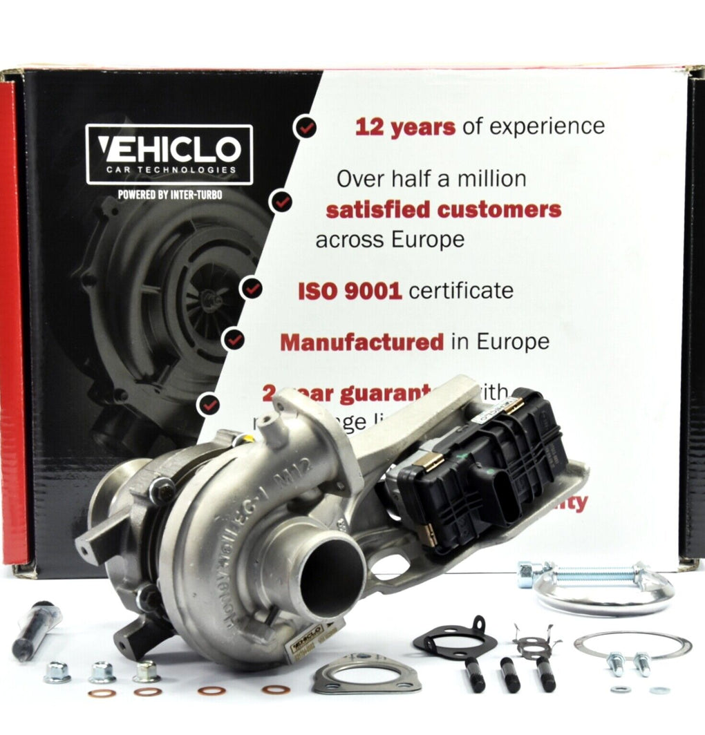 Turbocharger 821784-0002 Jeep Cherokee 2.0 CRD 1956 ccm 125 kW 170 BHP + GASKETS