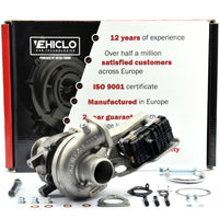 Turbocharger 821784-0002 Jeep Cherokee 2.0 CRD 1956 ccm 125 kW 170 BHP + GASKETS