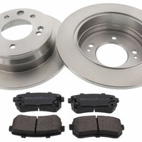 Rear Brake Discs Pads Kit For HYUNDAI i30, ix35, KIA SPORTAGE III, CEE'D