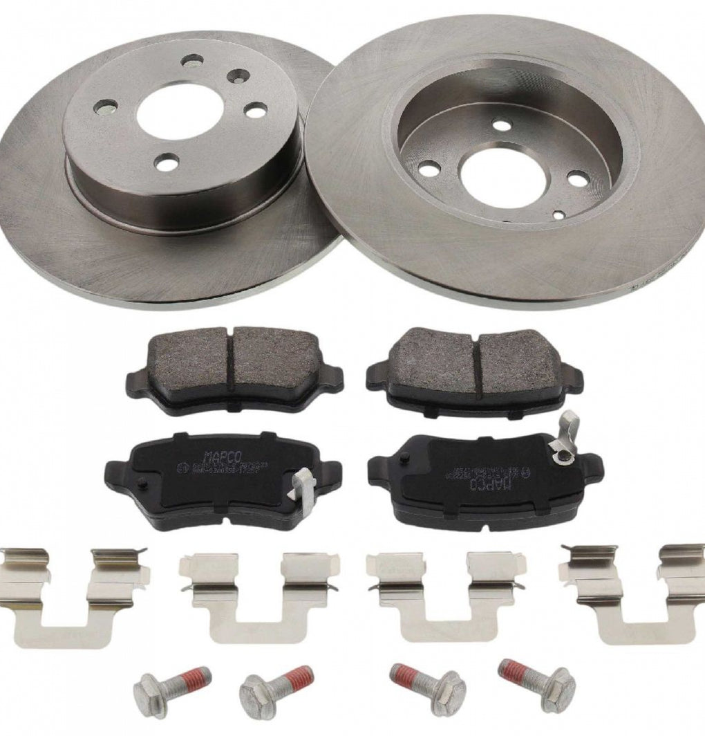 Rear Brake Discs Pads Kit For VAUXHALL ASTRA, COMBO, MERIVA