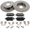 Rear Brake Discs Pads Kit For VAUXHALL ASTRA, COMBO, MERIVA
