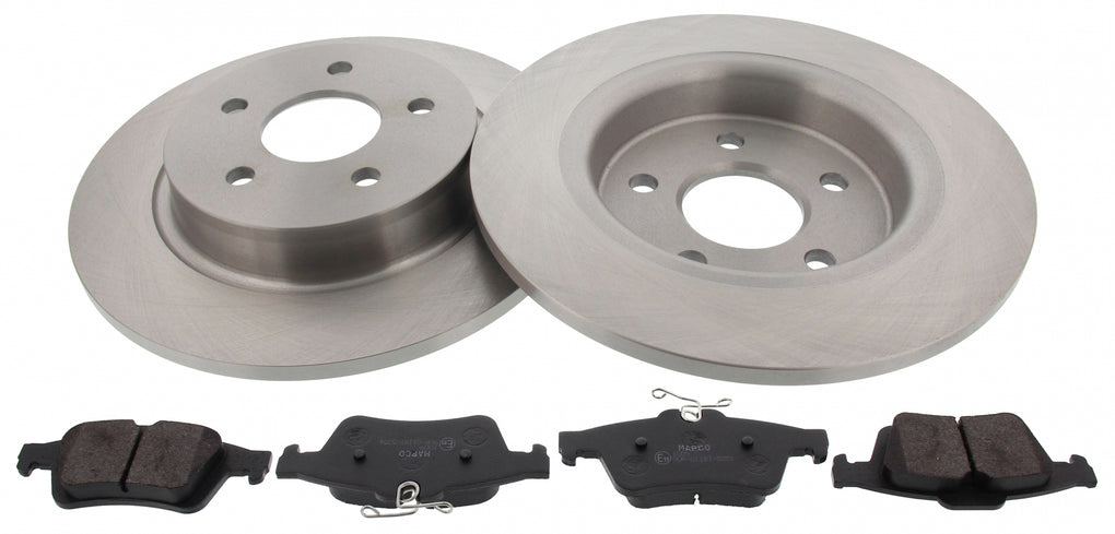 Rear Brake Discs Pads Kit For FORD CMAX FOCUS VOLVO C30 C70 S40 V50
