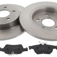 Rear Brake Discs Pads Kit For FORD CMAX FOCUS VOLVO C30 C70 S40 V50