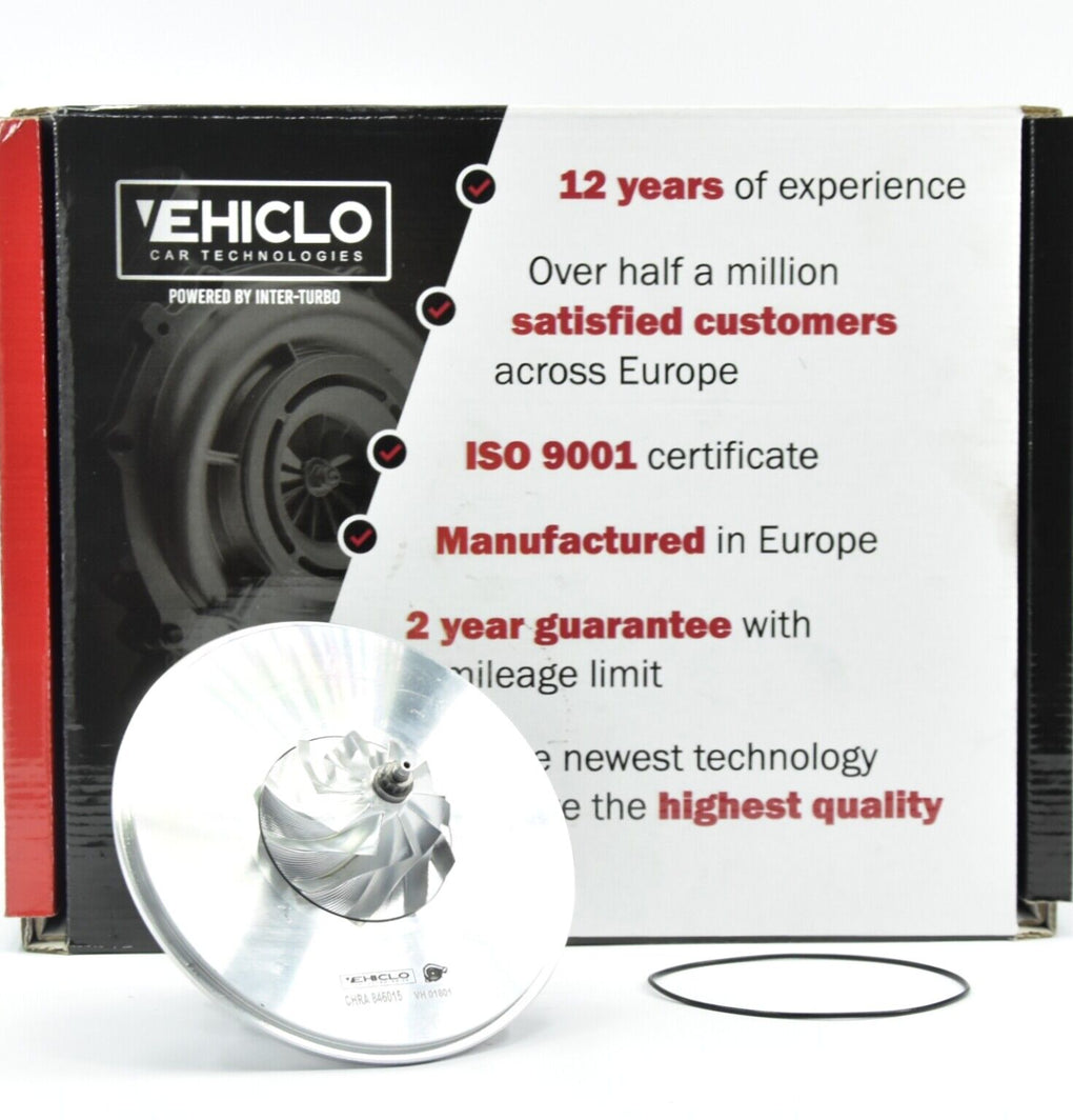 Turbocharger Cartridge CHRA 846015 M9T Gen 4 LP Renault Vauxhall 163 BHP