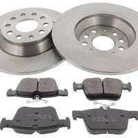 Rear Brake Discs Pads Kit For AUDI A3, TT, SKODA KODIAQ, SUPERB, VW ARTEON, GOLF, PASSAT, TIGUAN, TOURAN