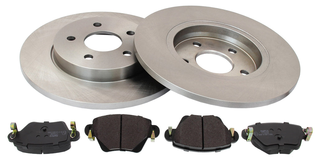 Rear Brake Discs Pads Kit For FORD MONDEO, JAGUAR X-TYPE