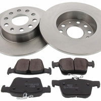 Rear Brake Discs Pads Kit For AUDI A3, Q2, TT, SEAT ATECA, LEON, SKODA KAROQ, VW GOLF, TOURAN