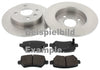 Front Brake Discs Pads Kit For CITROEN BERLINGO, PEUGEOT PARTNER, RIFTER , VAUXHALL COMBO