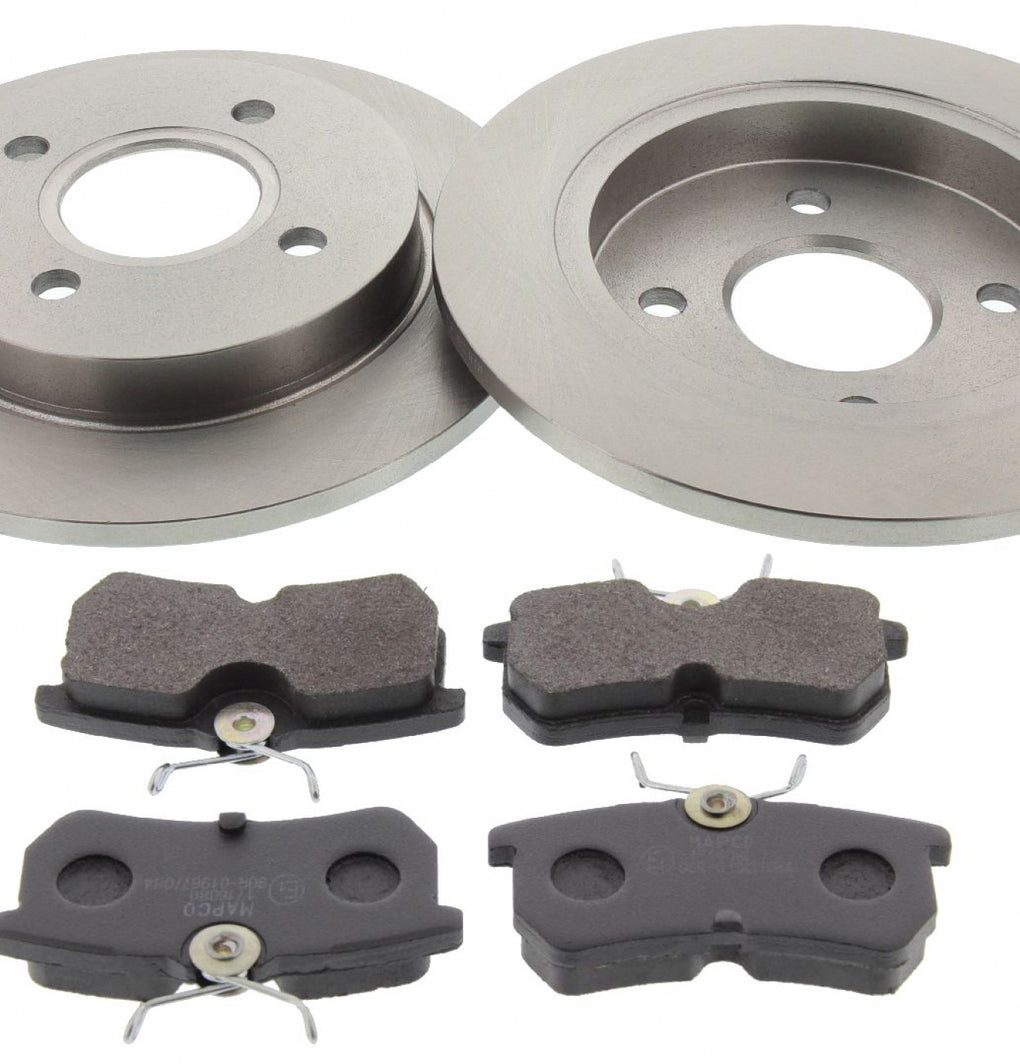 Rear Brake Discs Pads Kit For FORD FIESTA, FOCUS