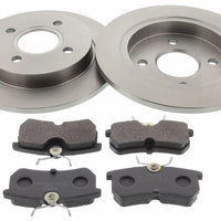 Rear Brake Discs Pads Kit For FORD FIESTA, FOCUS