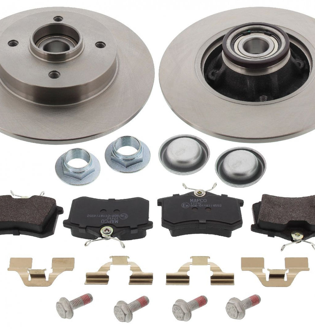 Rear Brake Discs Pads Kit For CITROEN C4, DS4, PEUGEOT 308
