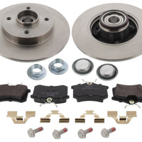 Rear Brake Discs Pads Kit For CITROEN C4, DS4, PEUGEOT 308