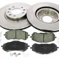 Front Brake Discs Pads Kit For PEUGEOT