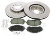 Front Brake Discs Pads Kit For PEUGEOT