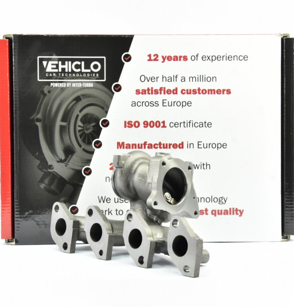 Turbocharger new housing manifold 03F145701H Audi Seat Skoda Volkswagen +GASKETS