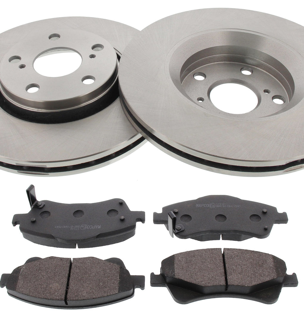 Front Brake Discs Pads Kit For TOYOTA AURIS, AVENSIS , VERSO