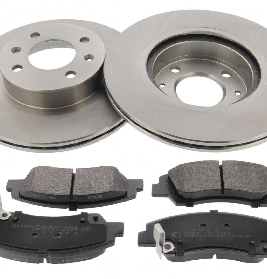 Front Brake Discs Pads Kit For HYUNDAI i10