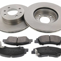 Front Brake Discs Pads Kit For HYUNDAI i10