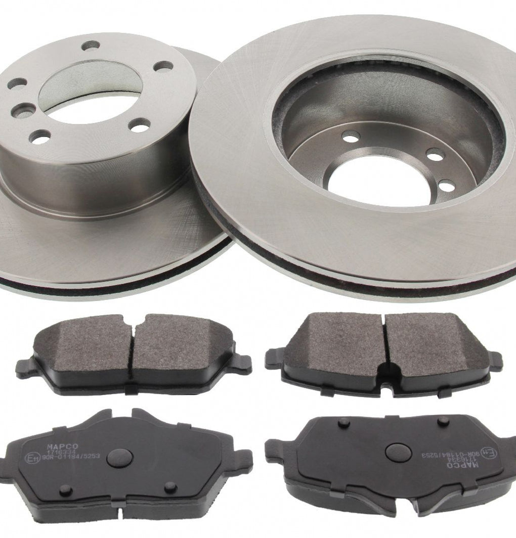Front Brake Discs Pads Kit For BMW 1 SERIES(E81,E87,F20.F21) 2 SERIES (F22,F23,F87)