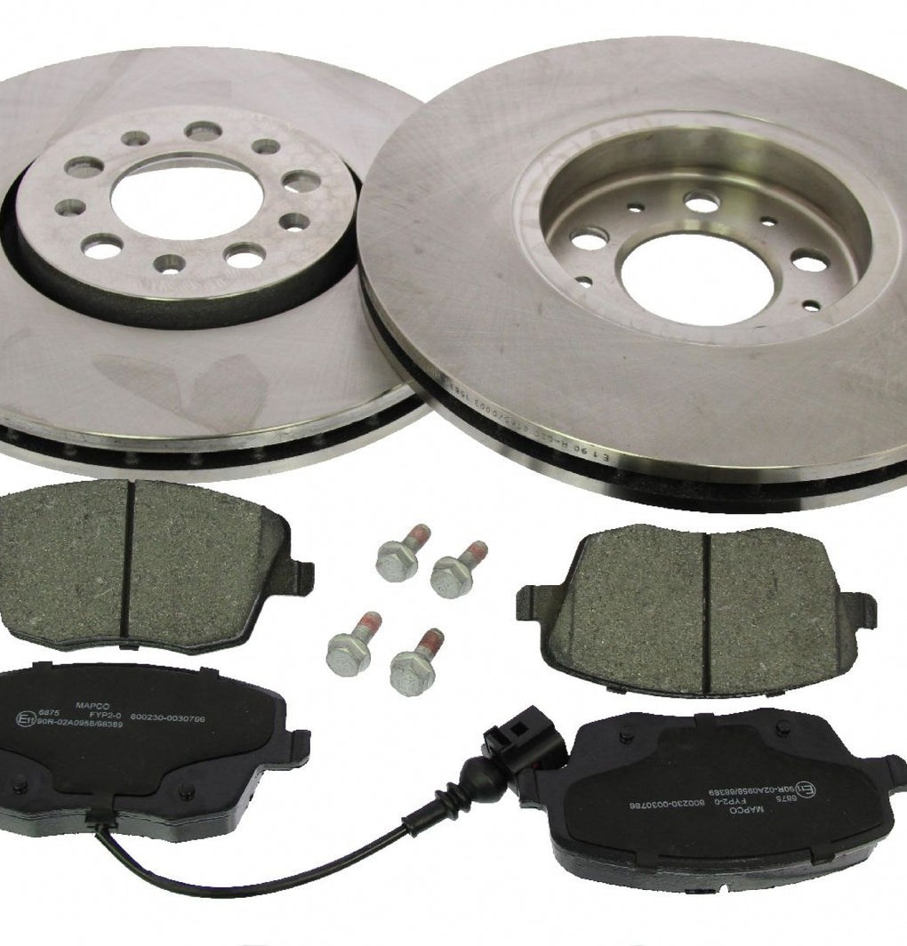Front Brake Discs Pads Kit For SEAT CORDOBA IBIZA SKODA FABIA I II ROOMSTER VW POLO