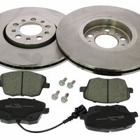 Front Brake Discs Pads Kit For SEAT CORDOBA IBIZA SKODA FABIA I II ROOMSTER VW POLO