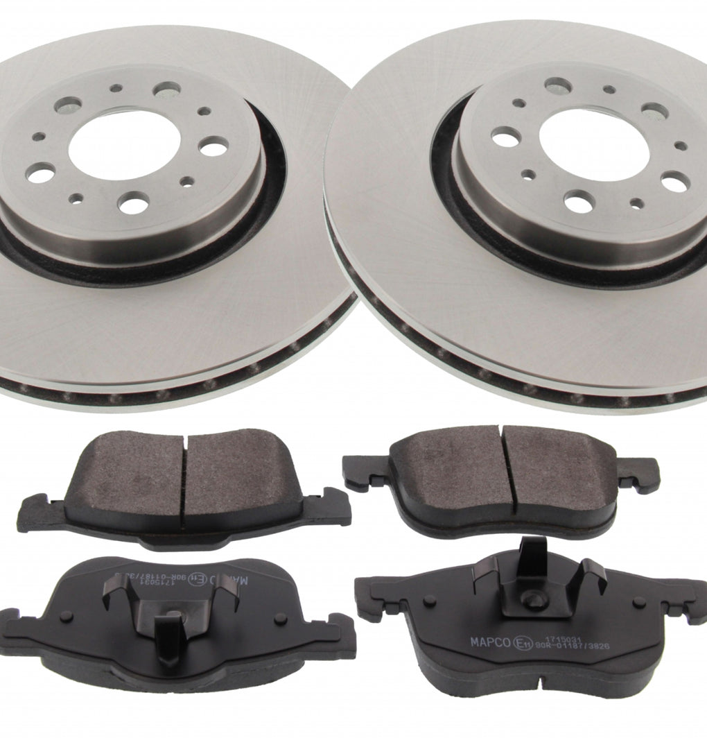 Front Brake Discs Pads Kit For VOLVO S60,S80,V70,XC70